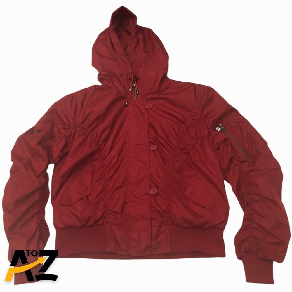 Women's Red Tally-Ho Jacket Coat Size L Large